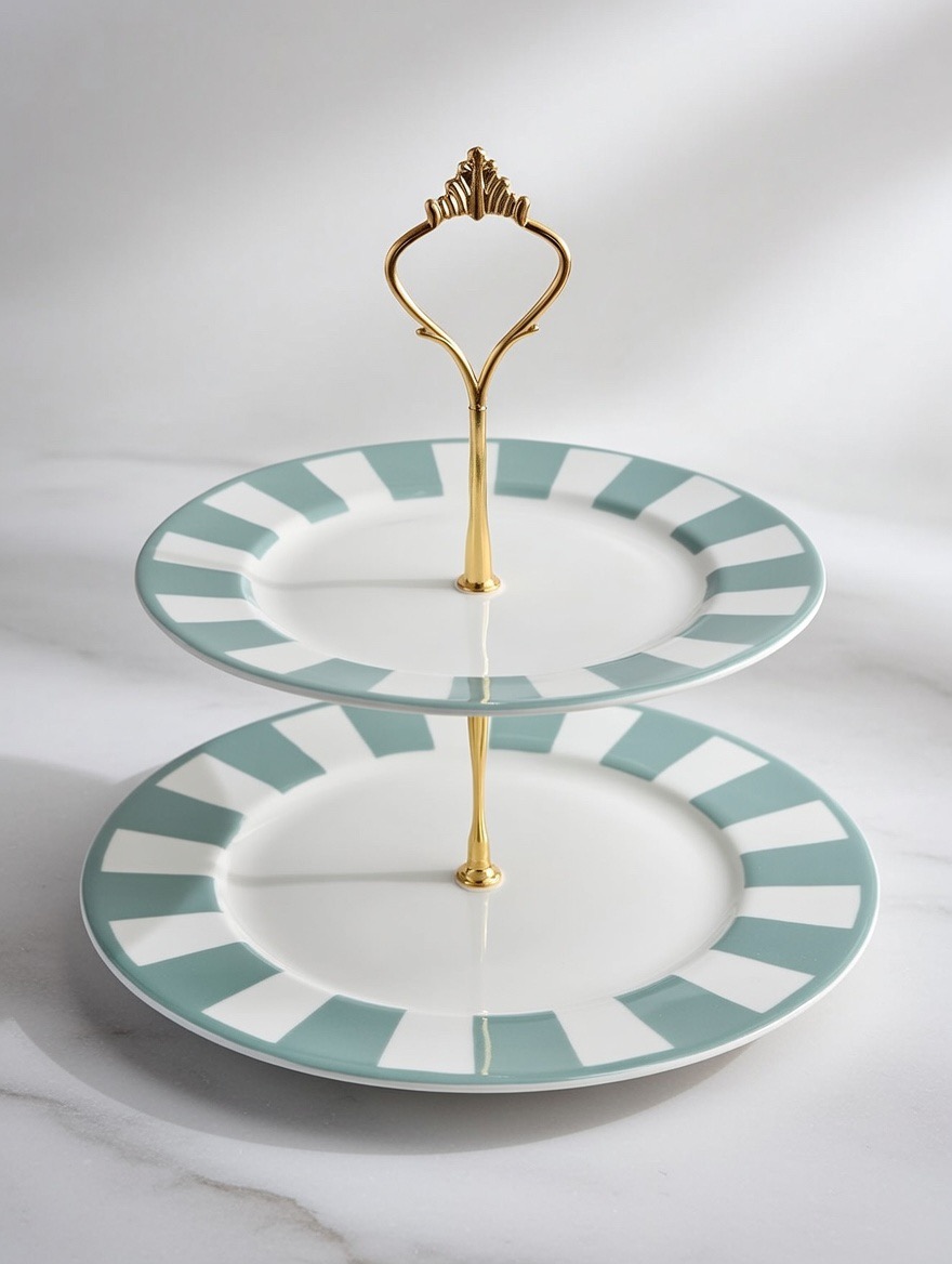 Two Layer Export Quality Ceramic Fruit  Stand Model-9