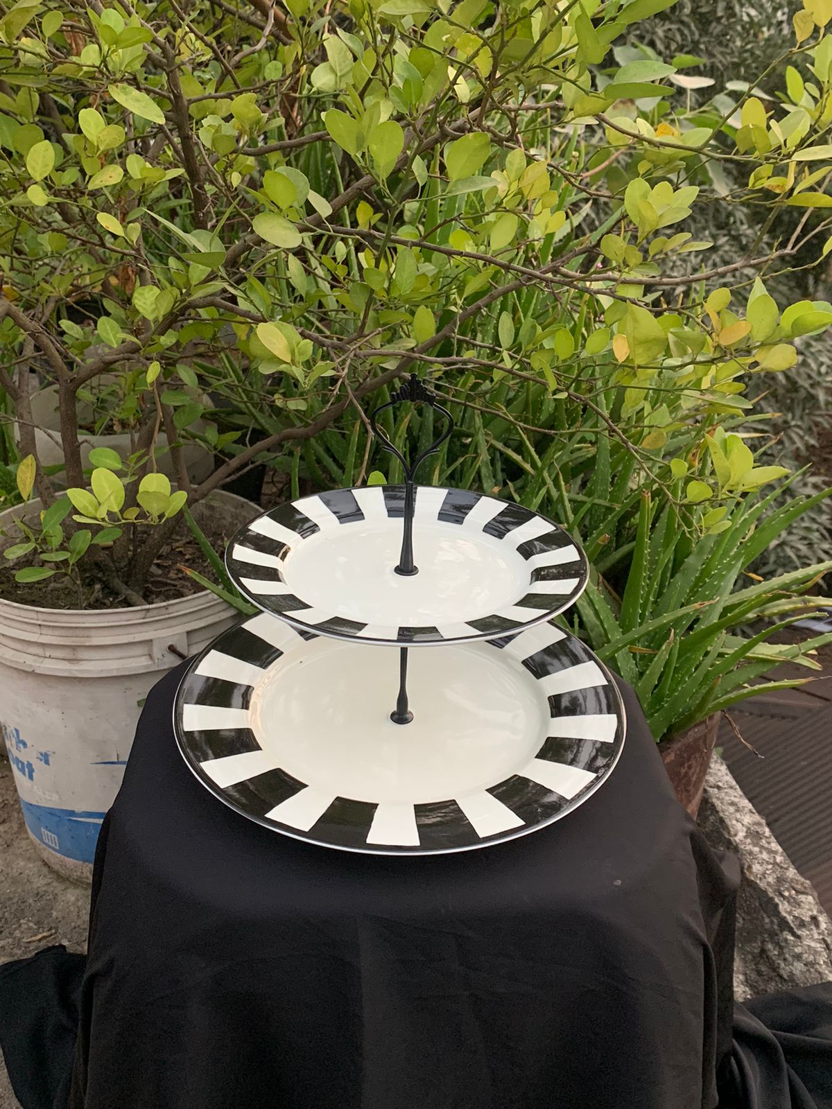Two Layer Export Quality Ceramic Fruit Stand Model-13