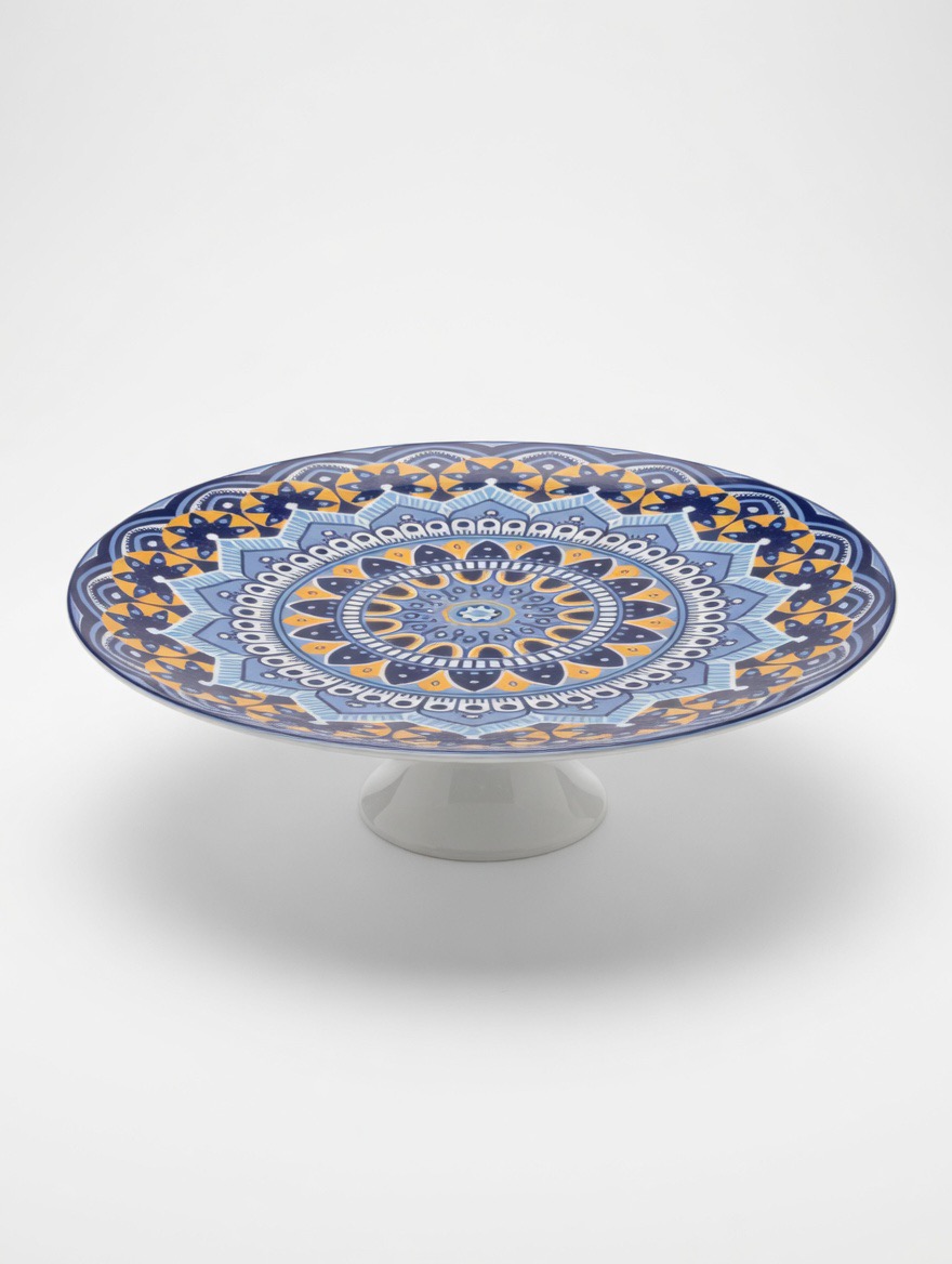 Single Ceramic Birthday Cake Stand Model-8